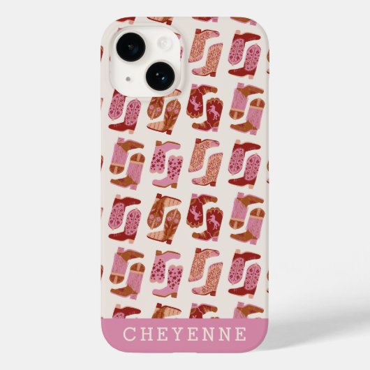 Yee Haw Cowgirl Boots Case-Mate iPhone Case (Achterkant)