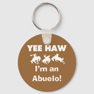 Yee Haw Ik ben een Abuelo T-shirts en geschenken Sleutelhanger