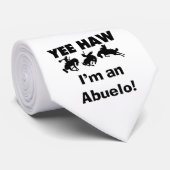 Yee Haw Ik ben een Abuelo T-shirts en geschenken Stropdas (Opgerold)