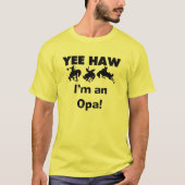 Yee Haw Ik ben een Opa T-shirts en geschenken (Voorkant)