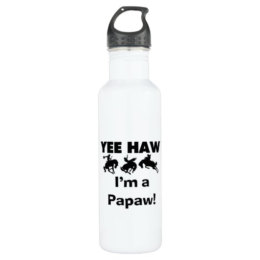 Yee Haw Ik ben een Papaw Tshirts en Waterfles (Voorkant)