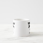 Yee Haw Ik ben een Poppi T-shirts en geschenken Espresso Kop (Voorkant)