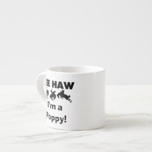 Yee Haw Ik ben een Poppy T-shirts en geschenken Espresso Kop