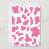 Yee Yaw Disco Cowgirl Anniversaire Fête Invitation (Dos)