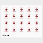 Yeeah Canada Flag Maple Leaf Stickers (Vel)