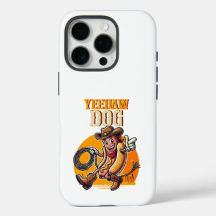 Yeehaw Dog iPhone 16 Pro Hoesje