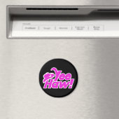 YeeHaw Gitty Up Cowgirl Magneet (Insitu (Vaatwasser))