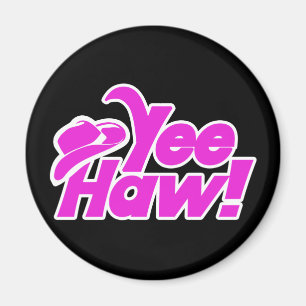 YeeHaw Gitty Up Cowgirl Magneet