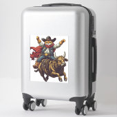 Yeehaw Kat - Wild West Cat Cowboy Rodeo Sticker (Koffer)