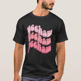 YeeHaw Pink Cowgirl T-shirt