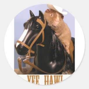 YeeHAW Wilbur Ronde Sticker