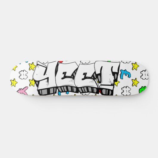 Yeet Graffiti Custom Skateboard (Horz)