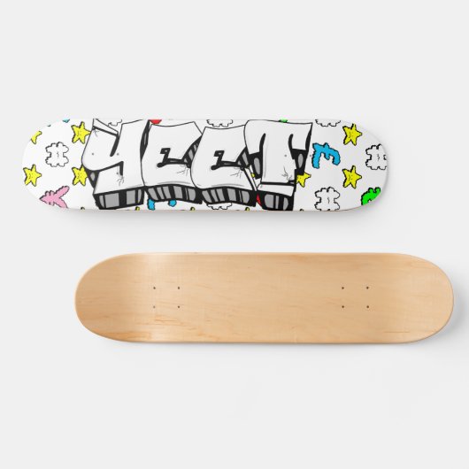 Yeet Graffiti Custom Skateboard (Horz)