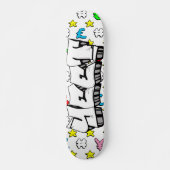 Yeet Graffiti Custom Skateboard (Devant)