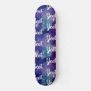 Yeet Uitdrukking Ruimte Melkweg Uitroep Skateboard