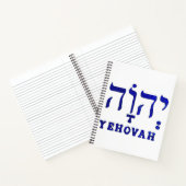 YEHOVAH Spiral notebook Notitieboek (Binnen)
