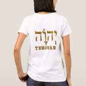 YEHOVAH Women's T-Shirt (Achterkant)