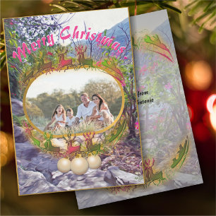 Yelapa Familie Kerstmis 821 Feestdagenkaart