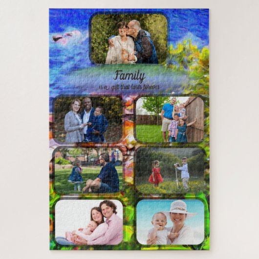 Yelapa Schilderachtig Uitzicht 0819 van de familie Legpuzzel (Verticaal)