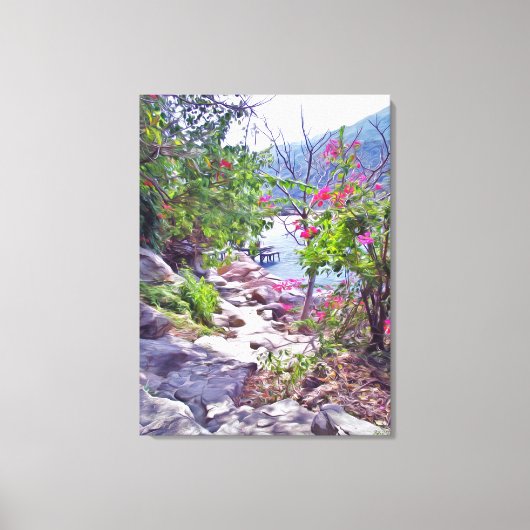 Yelapa Trail 821 Art Canvas Afdruk (Voorkant)