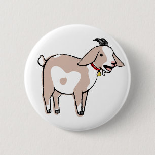 Yelling Goat Badge Ronde Button 5,7 Cm