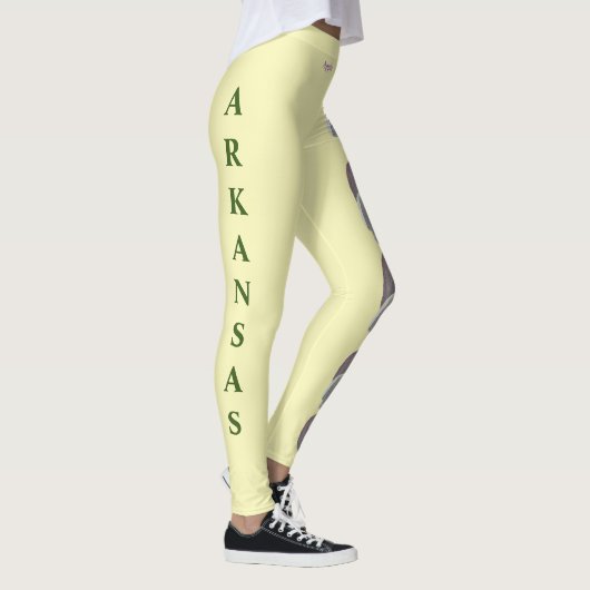Yello Arkansas State Flower Apple Blossom Leggings (Rechts)