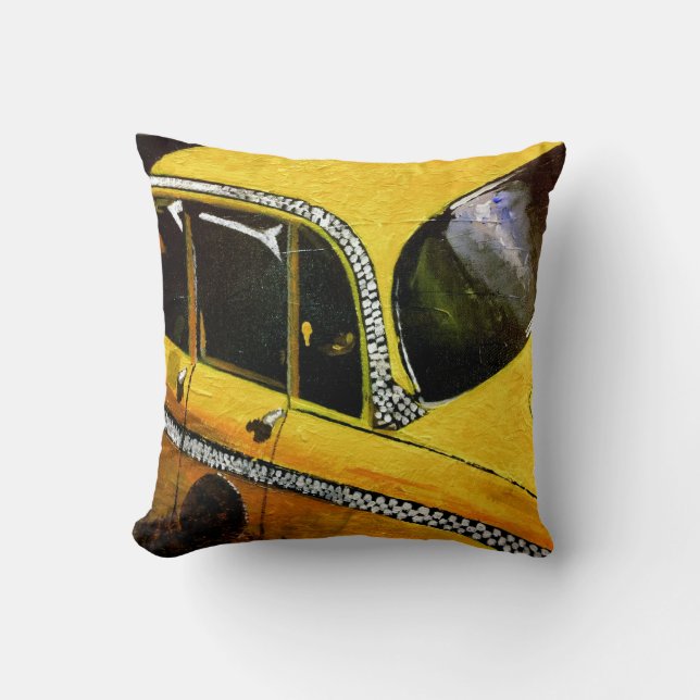 Yello Taxi Pillow Kussen (Voorkant)