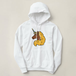 Yellow Afro Unicorn Hoodie