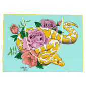 Yellow Albino Ball Python Groot Cadeauzakje (Achterkant)