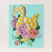 Yellow Albino Ball Python Legpuzzel (Verticaal)
