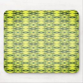 Yellow and black pattern muismat