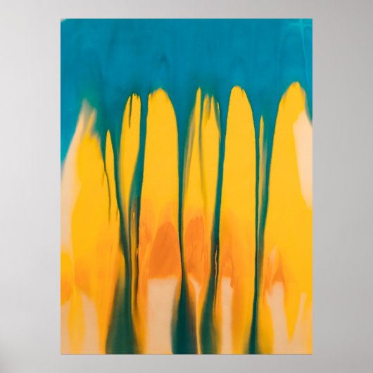 YELLOW AND BLUE APPAREL POSTER (Voorkant)