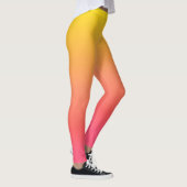 Yellow and Pink Gradient Leggings (Rechts)