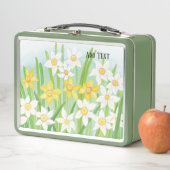 Yellow and White Daffodils in Spring Custom (In situ)