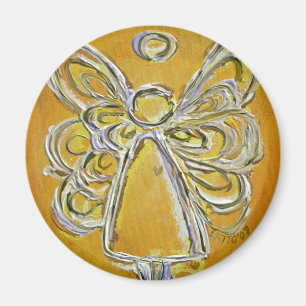 Yellow Angel Magnet Magneet
