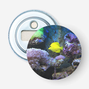Yellow Angelfish Button Flesopener
