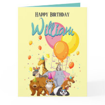 Yellow Animal Birthday Party