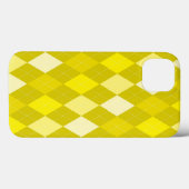 Yellow argyle patroon Case-Mate iPhone case (Achterkant (horizontaal))