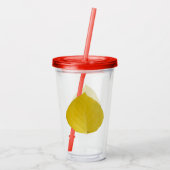 Yellow Aspen Leaf #5 Acryl Drinkbeker (Achterkant)