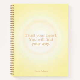 Yellow Aura Message Notebook Notitieboek