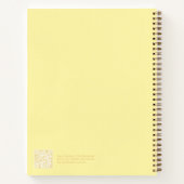 Yellow Aura Message Notebook Notitieboek (Achterkant)