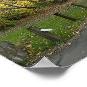 Yellow Autumn Trees Poster (Hoek)