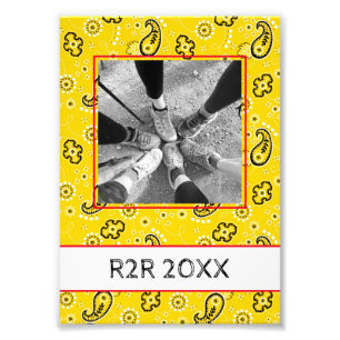 Yellow Bandana Adventure Foto Leuk Afdruk