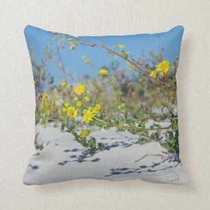 Yellow Beach Flowers Kussen