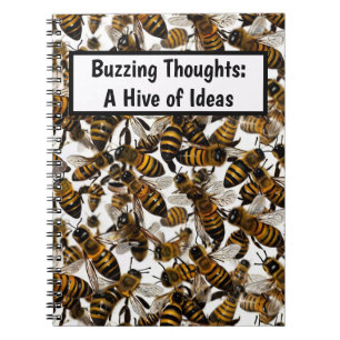 Yellow Bees gepersonaliseerd Notitieboek