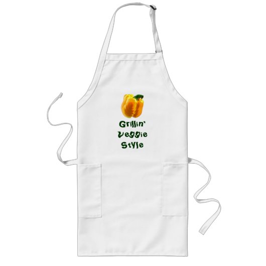 Yellow Bell Pepper Lang Schort (Voorkant)