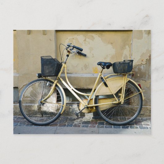 Yellow Bicycle, Kopenhagen, Denemarken Briefkaart (Voorkant)
