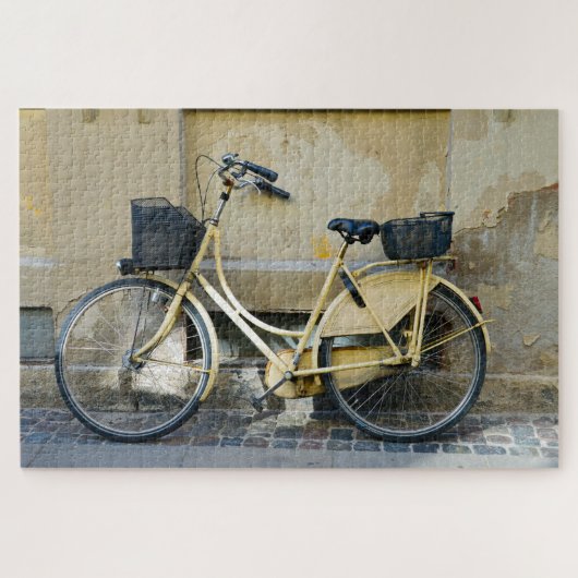 Yellow Bicycle, Kopenhagen, Denemarken Legpuzzel (Horizontaal)