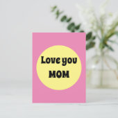 Yellow Big Dot Briefkaart (Staand voorkant)