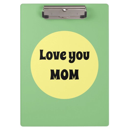 Yellow Big Dot Klembord (Voorkant)